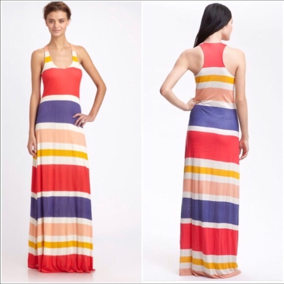 Splendid Dresses & Skirts - Splendid Racerback Striped Maxi Dress